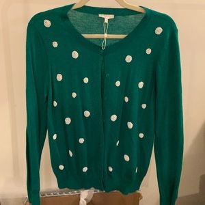 Joie Green Cardigan S size (new)